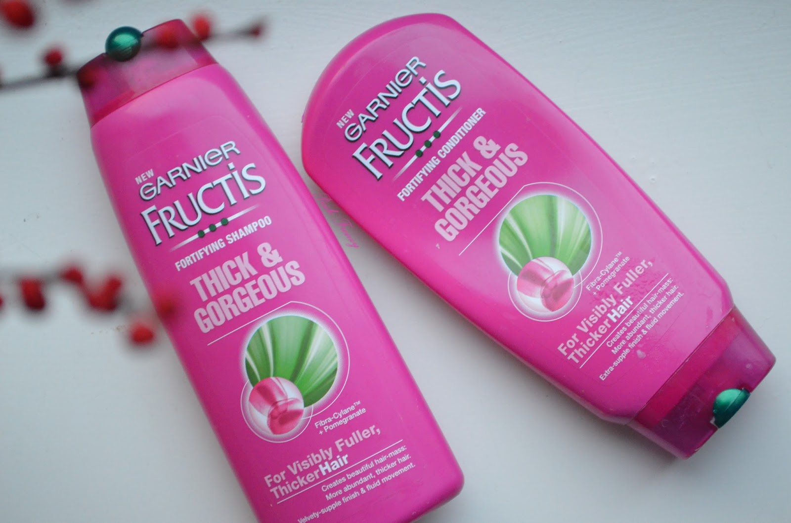 Review Garnier Fructis Thick & Hair Range Pink Frenzy