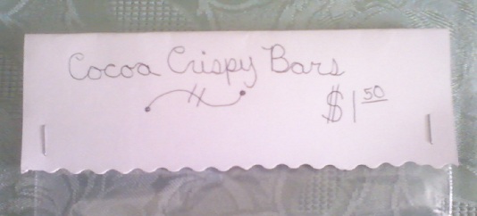 salleebs kitchen recycled bake sale labels bake sale labels