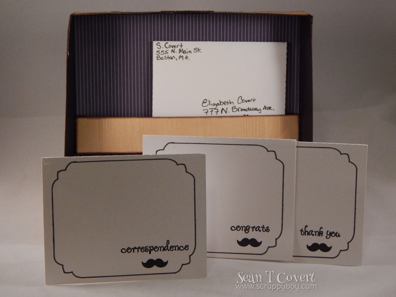 Scrappy Boy A MASCULINE STATIONERY SET!!