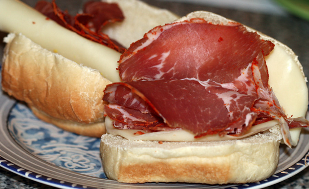 ITALIAN AMERICAN: Tony Sopranos Gabagool Italian Sandwich