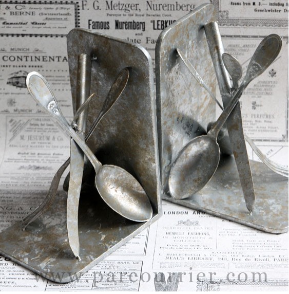 designers block Bookends For Your Recipe Books