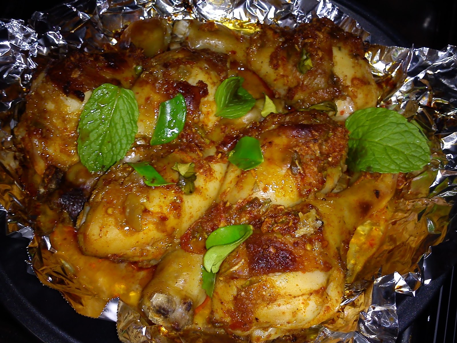 Cooking Pleasure BAKED TOM YUM CHICKEN