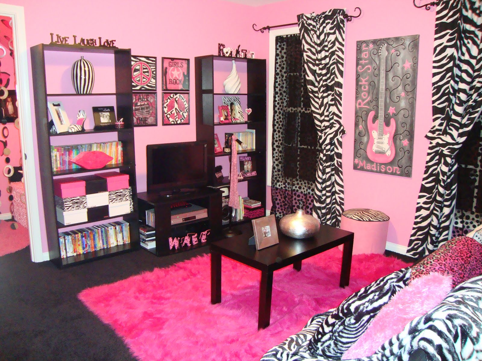 Pink Teenage Room