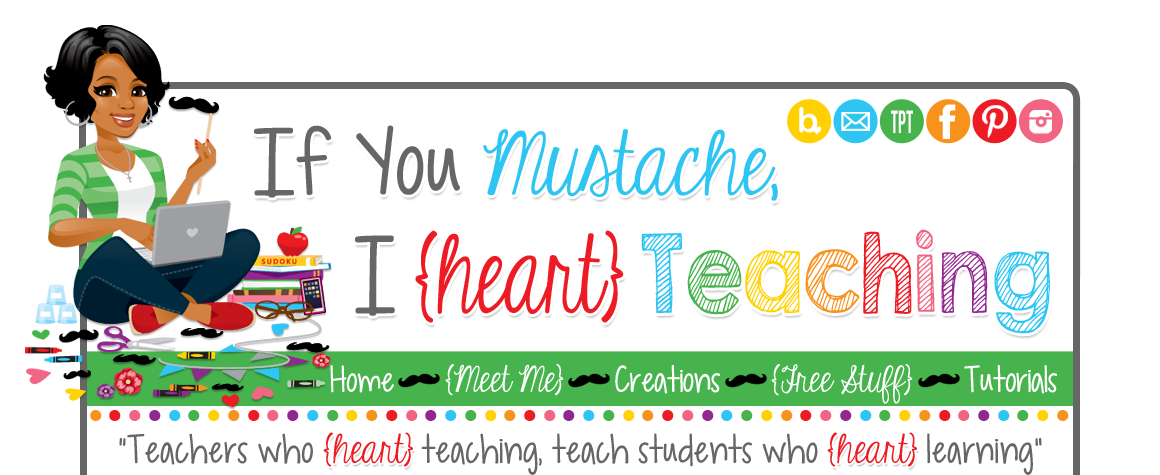 if you mustache i heart teaching