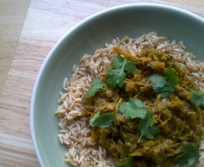 Rocket and Roses Vegan Kitchen Onion Curry