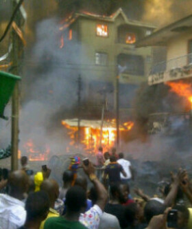 More Pictures From The Scene Of Lagos Island Fireworks Explosion 1