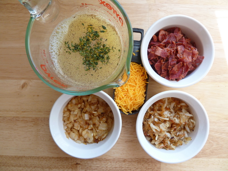 Cookin' Cowgirl Bacon and Hash Brown Skillet Egg White Frittata