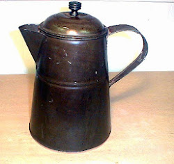 Primitive Tin Coffee Pot