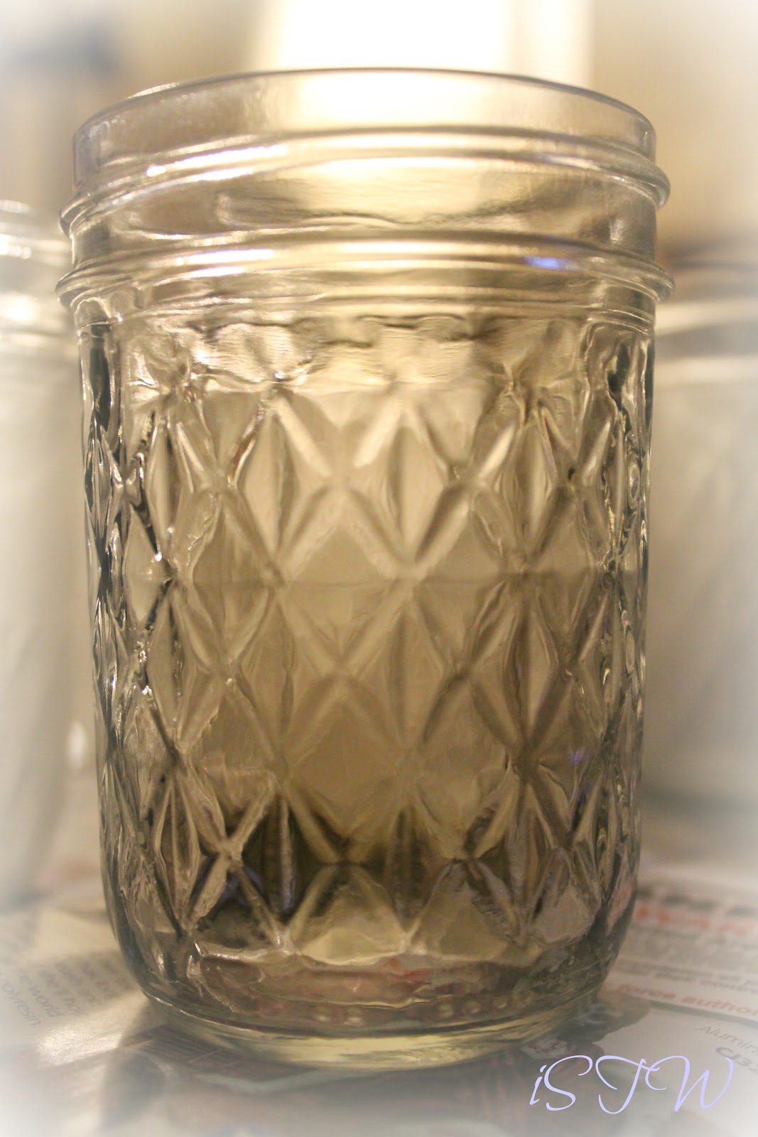 iSavor the Weekend Frosted Mason Jars DIY