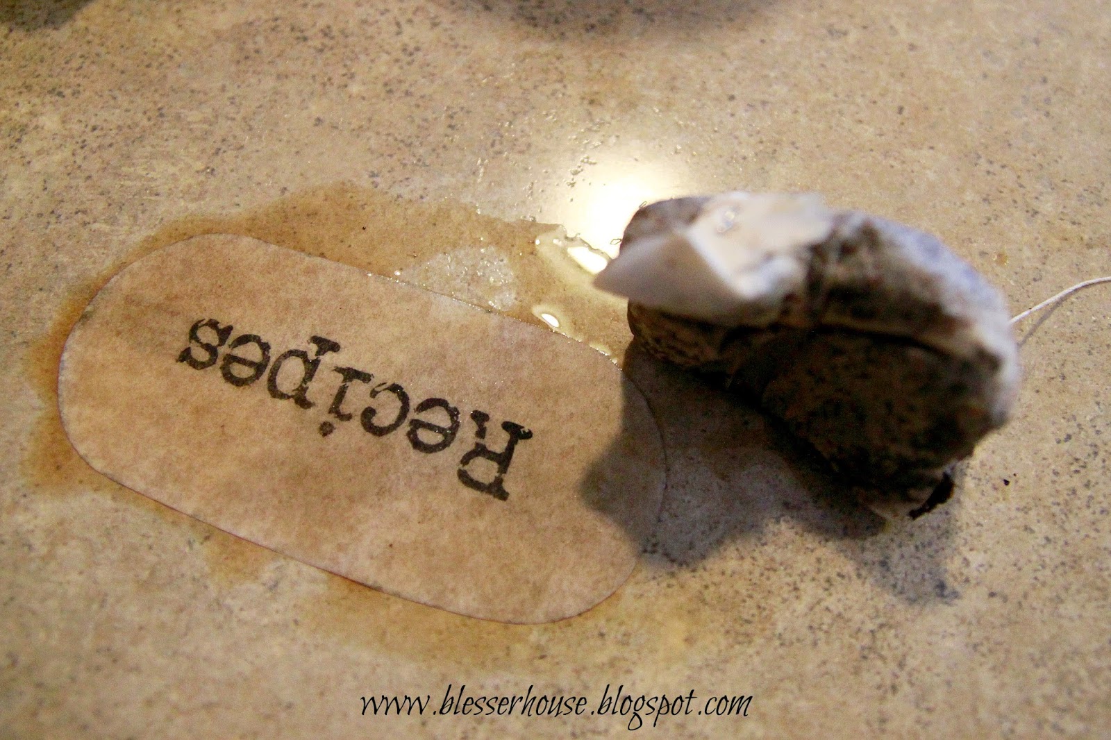 Thrifted Bread Box / Recipe Box Makeover Bless'er House