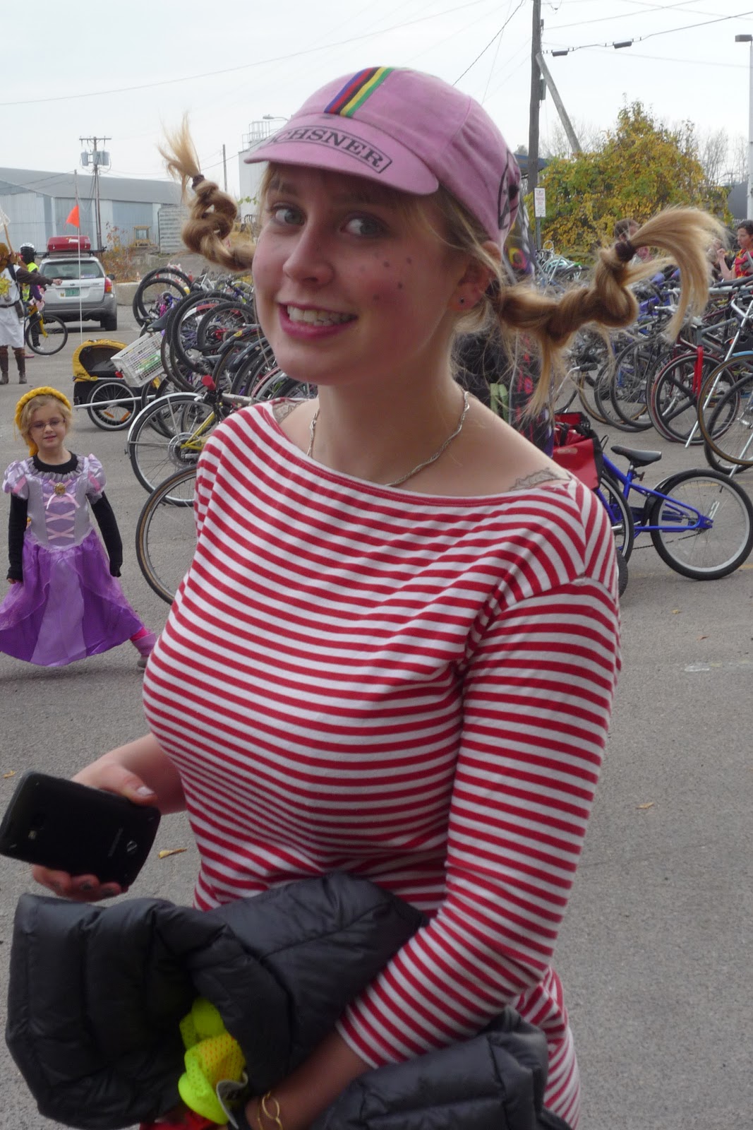 Halloween Bike Ride, Burlington, Vermont. 2012 South Burlington