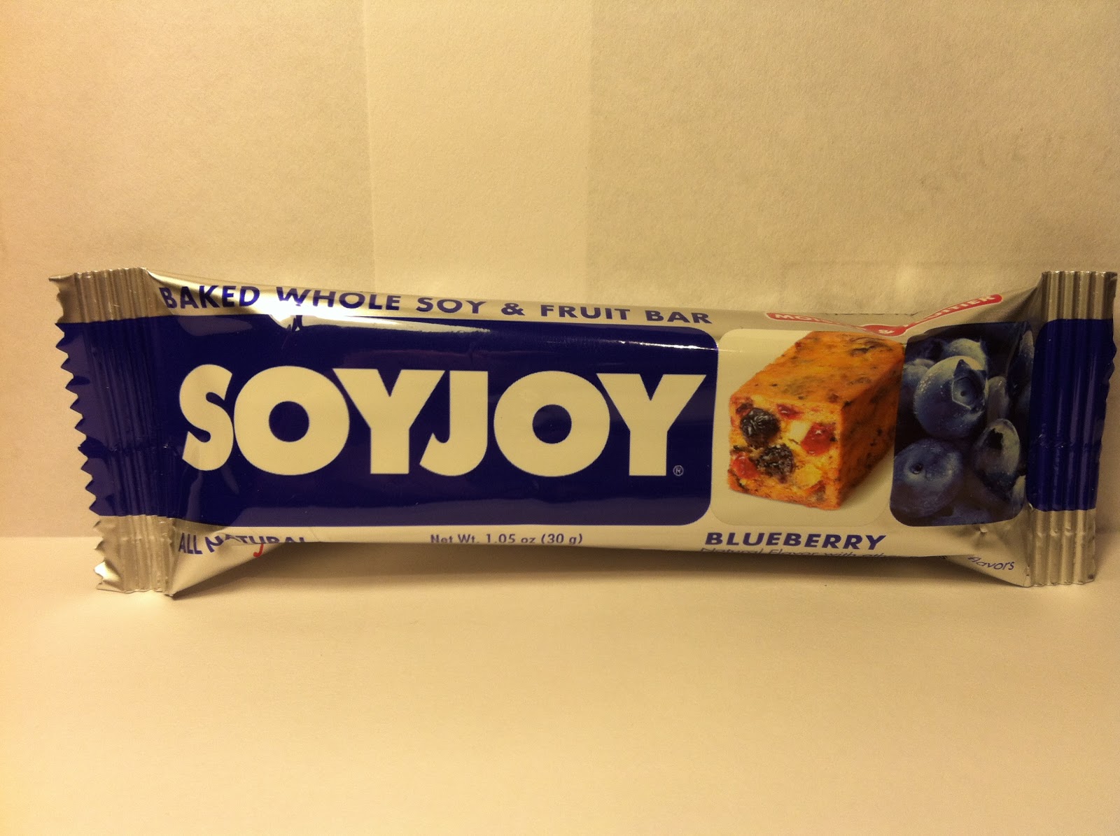 Crazy Food Dude Review SOYJOY Blueberry Baked Soy & Fruit Bar
