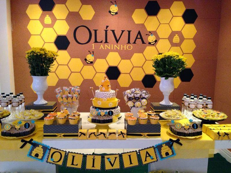 Casa Chic Ateliê Decoração de festa tema Abelhinha ideias para fazer