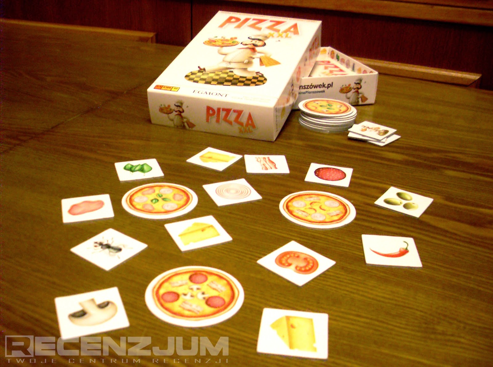 Recenzjum Twoje centrum recenzji! Recenzja gry planszowej Pizza XXL