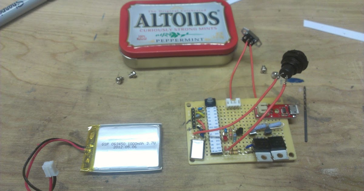 Crump Projects Power LED bike tail light with Arduino control