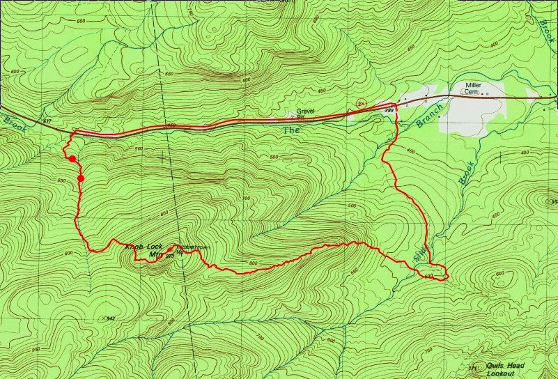 Off on Adventure Knob Lock Mountain Giant Mountain Wilderness 2/1/14