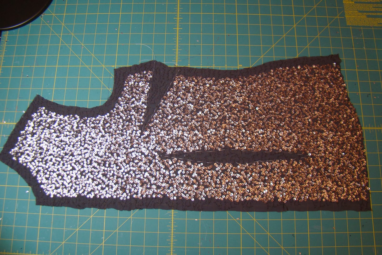 Did You Really Sew That? Gray/Silver Sequin Blouse