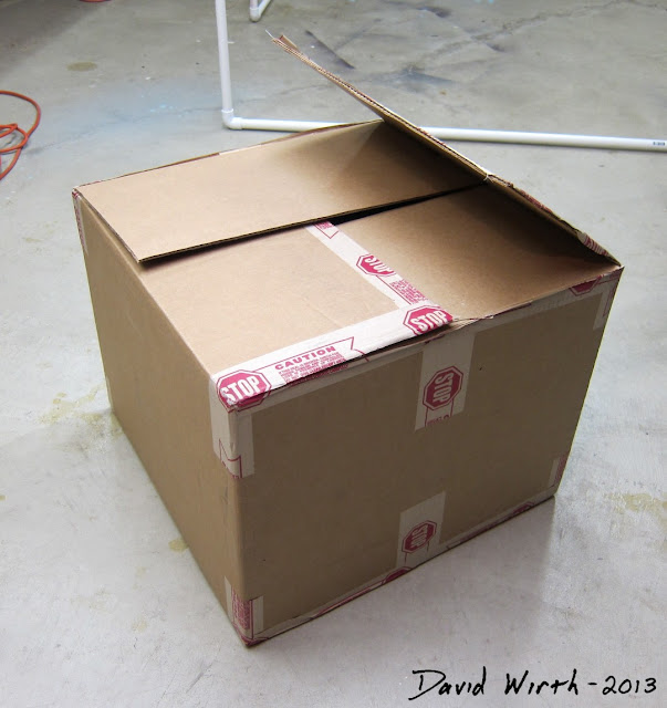 cardboard box, how to make a light box