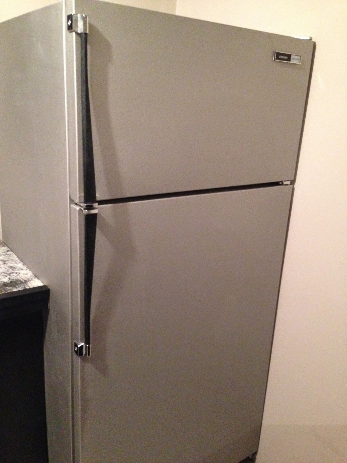 DIY Why Spend More Makeover your appliances with stainless steel paint