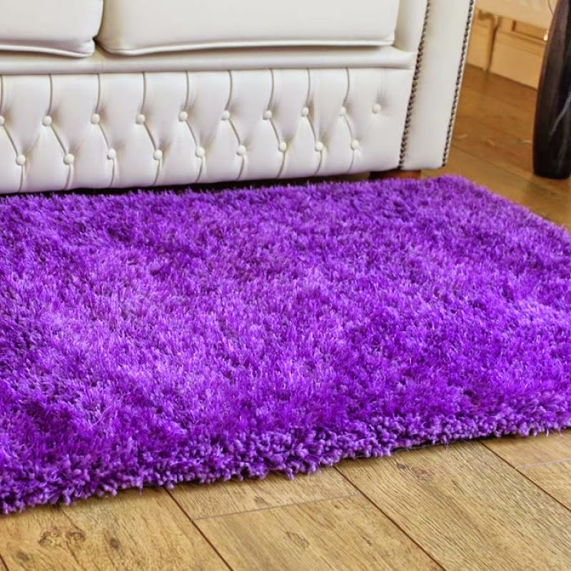 Lavender colour rug