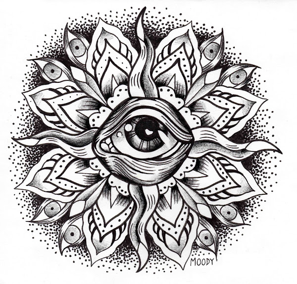Eye Mandala Coloring Pages