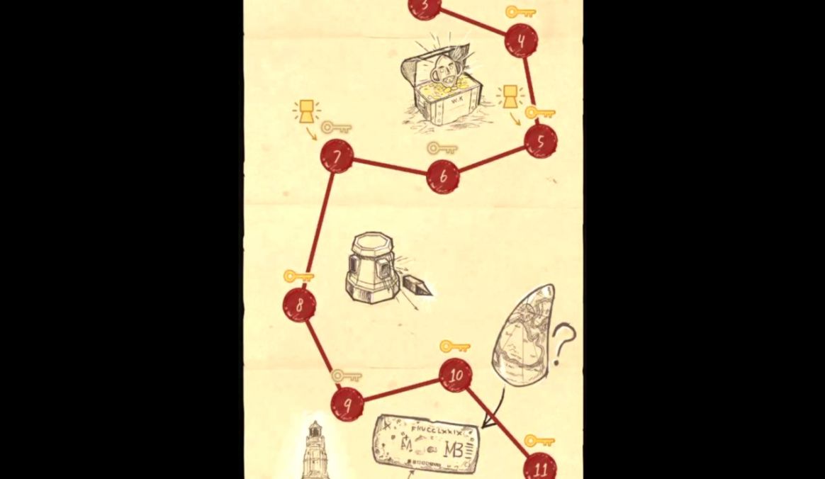 UNCHARTED FORTUNE HUNTER 1 2 MAP HIDDEN TREASURE Mapa skarbów UNCHARTED FORTUNE HUNTER 1 2 MAP HIDDEN TREASURE Mapa skarbów