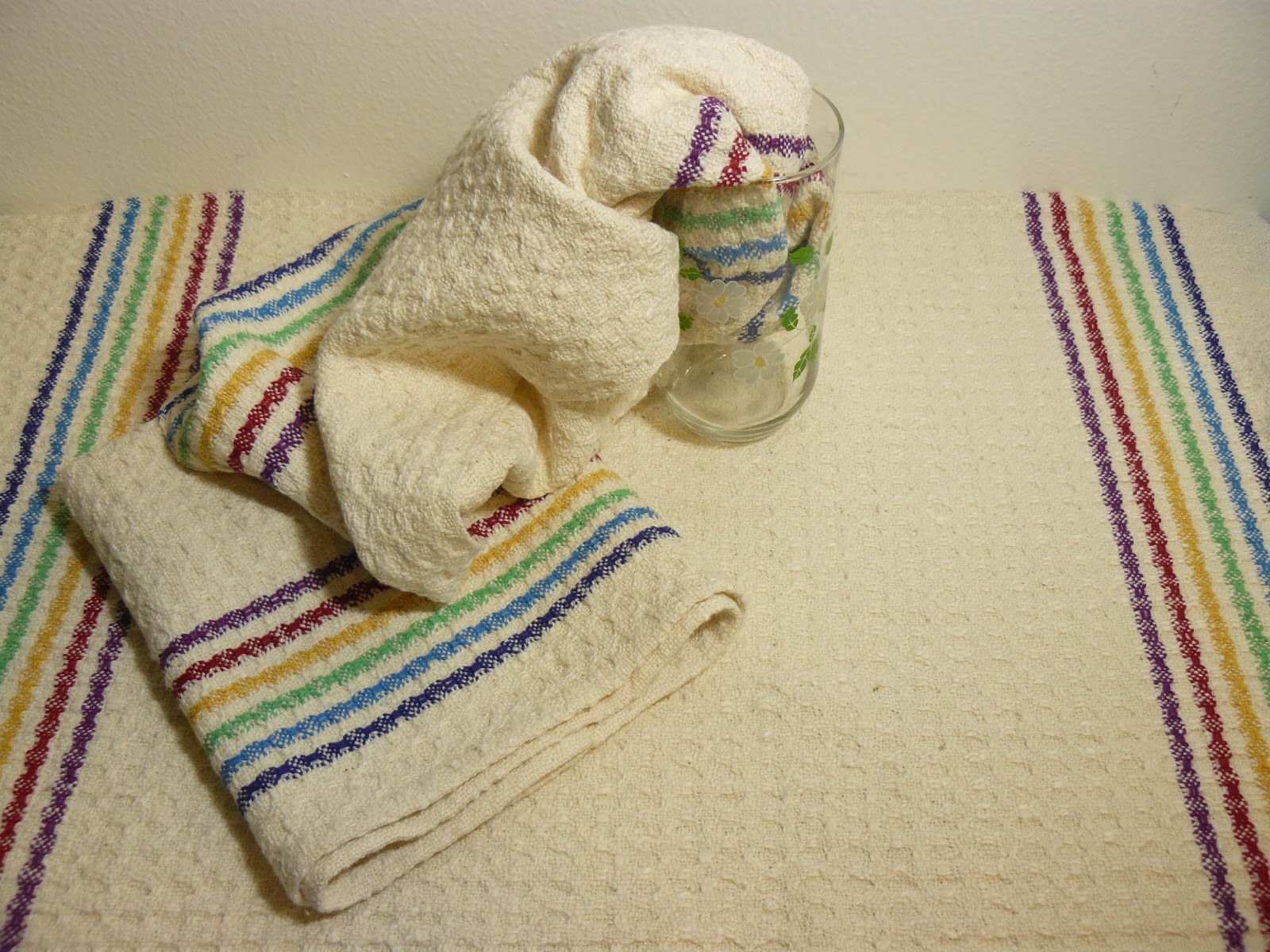 Hozho Finished Rainbow Stripe Towels