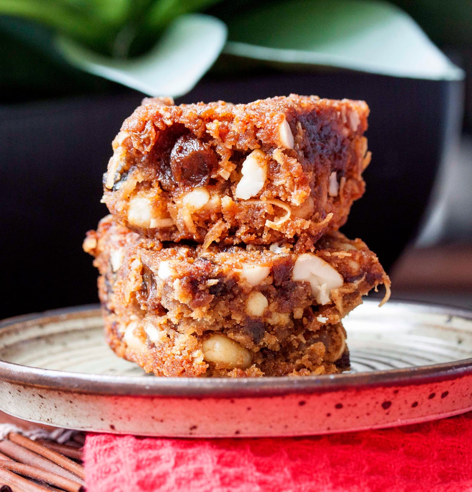 Fruit and Nut Slice Paleo, Vegan option KARENLUVSLIFE