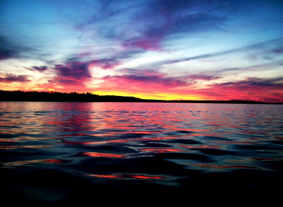 Lake sunset by killer stencil on DeviantArt Lake sunset by killer stencil on DeviantArt