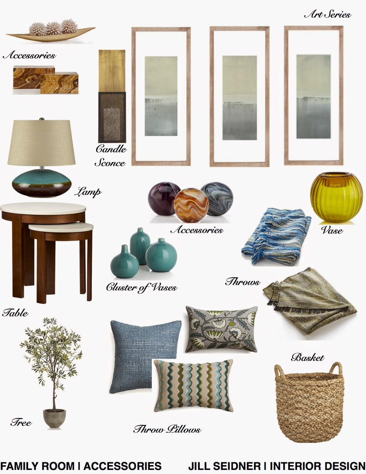 JILL SEIDNER INTERIOR DESIGN Concept Boards