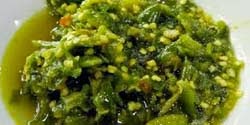 Resep Masakan khas ala padang samabal cabai hijau