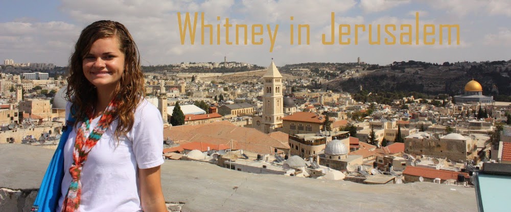 Whitney in Jerusalem