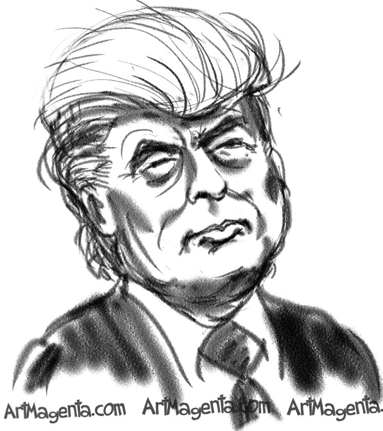 Caricatures: Donald Trump