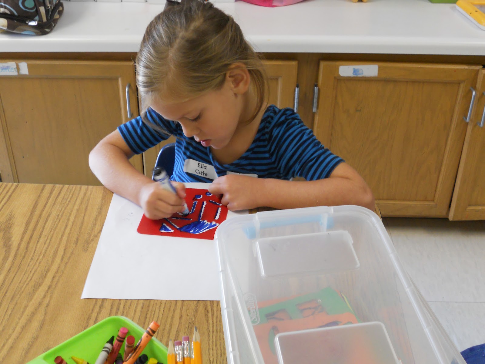 Mrs. Kimbrell's Kindergarten: The first week of kindergarten!