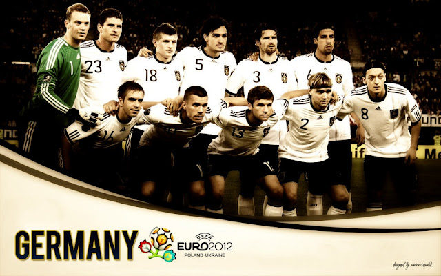 Wallpaper Skuad Tim Jerman di Euro 2012