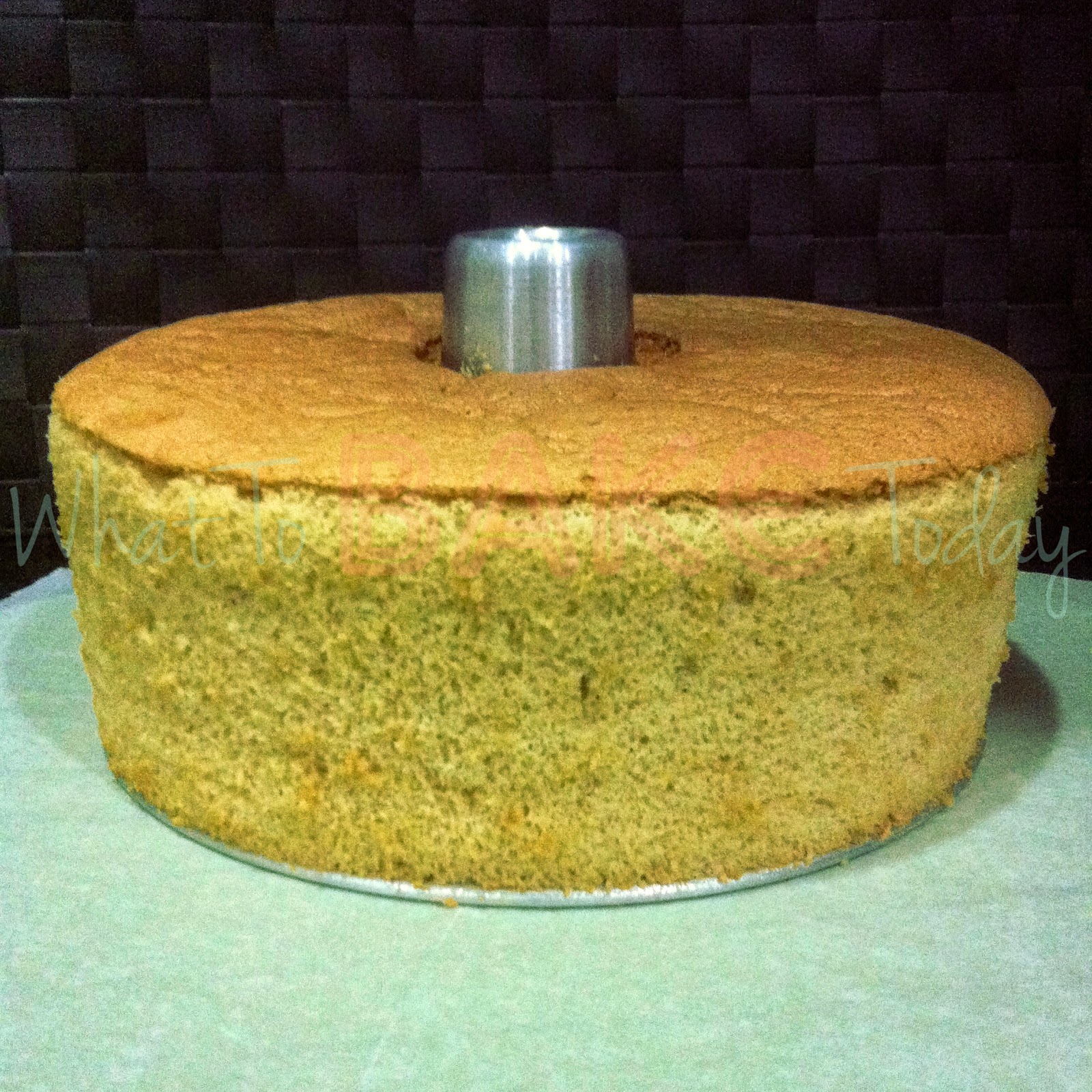 What To Bake Today Soya Bean Chiffon Cake