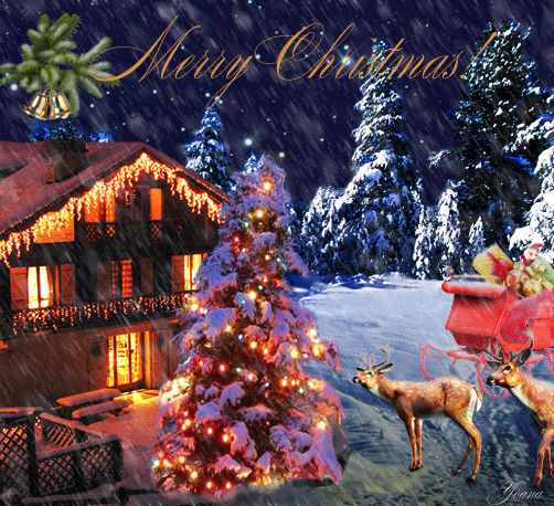 Merry Christmas Happy Holiday Animated Free Wallpapers