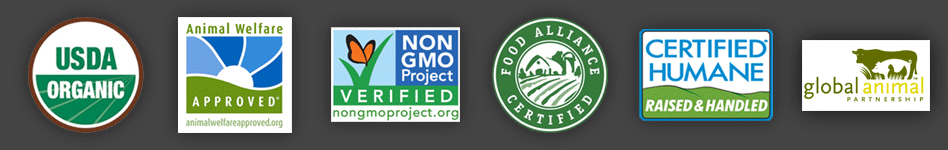 We proudly support these agricultural practices: