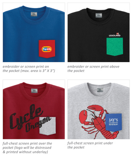 t shirt color combinations screen print