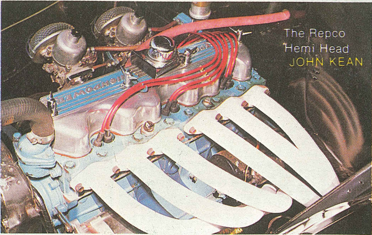 John Keans Hemi Holden Repco Crossflow Holden Grey Motor