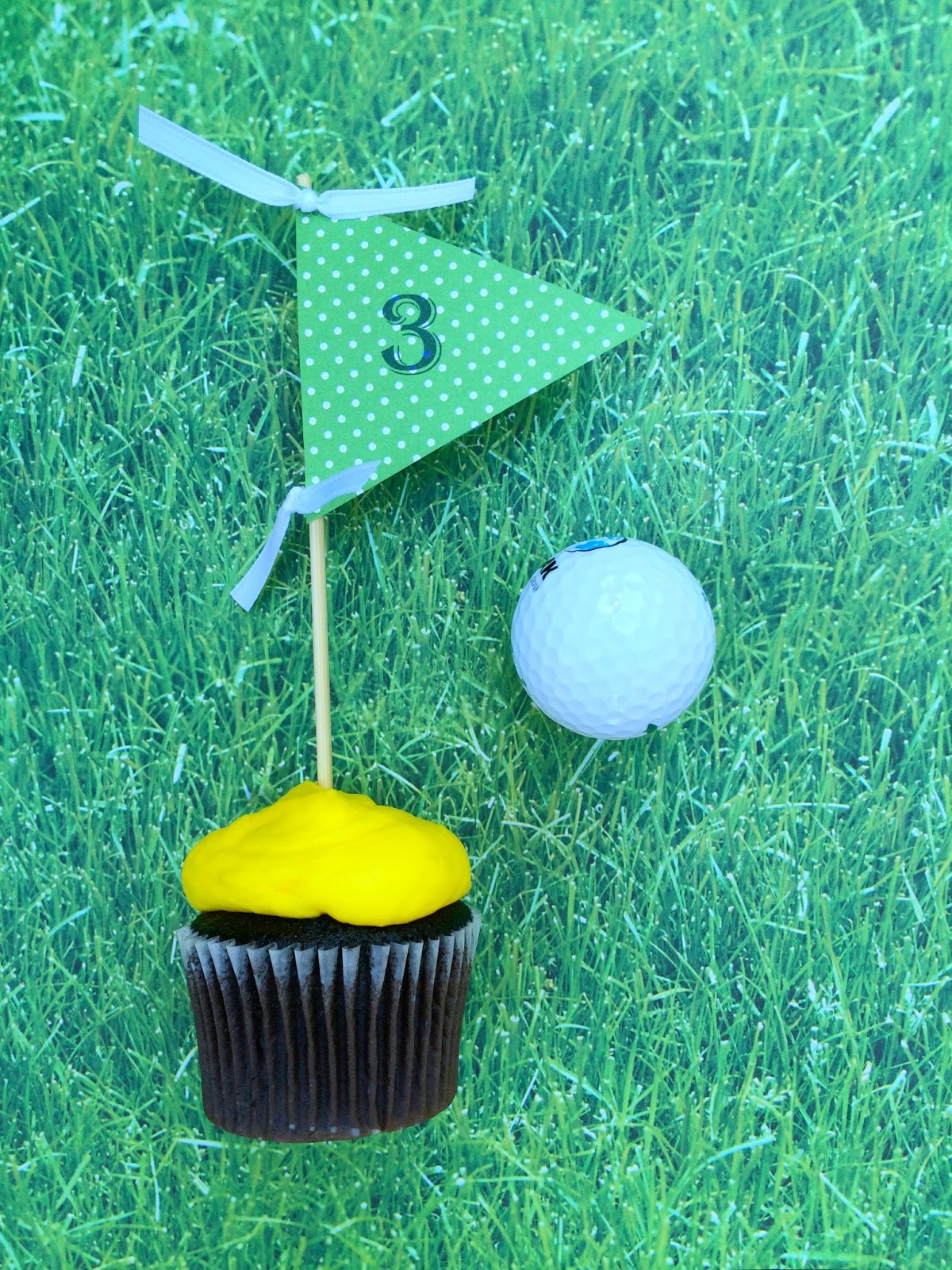 Jac o' lyn Murphy Golf Flag Cupcakes