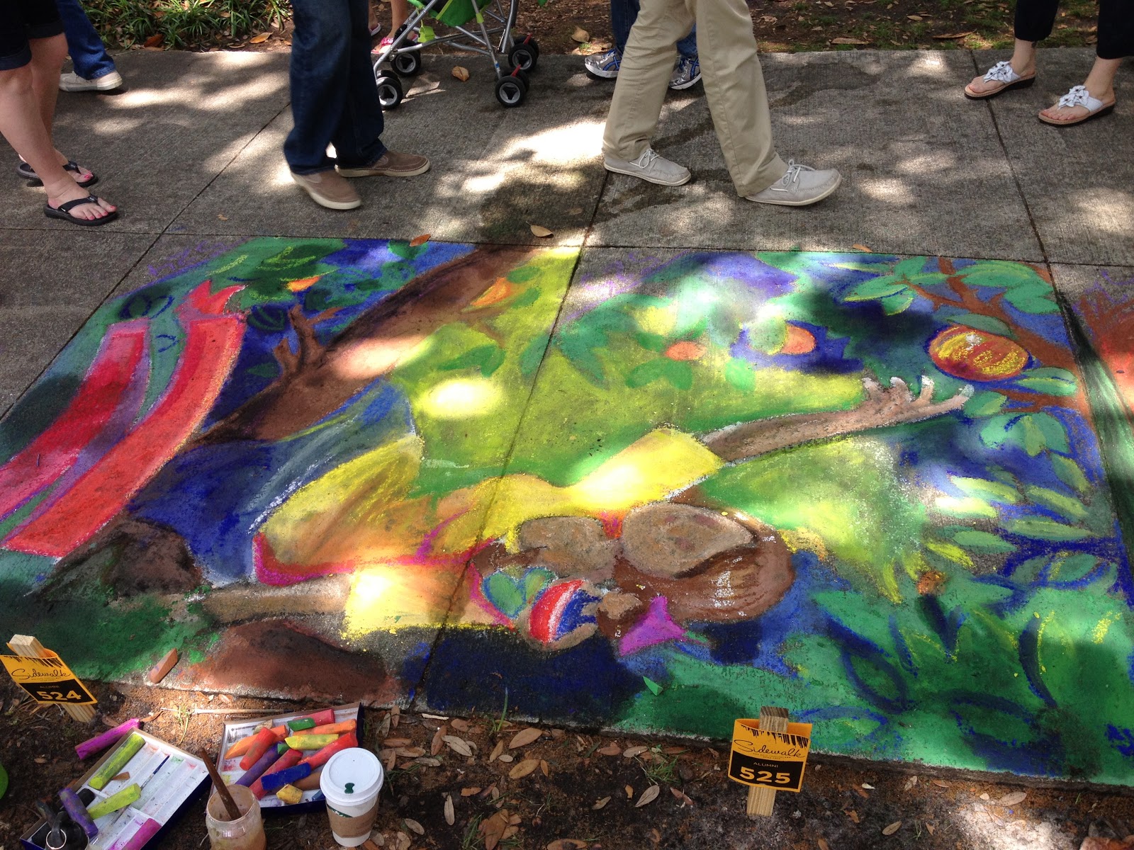 Nattosoup Studio Art and Process Blog SCAD Sidewalk Arts Festival