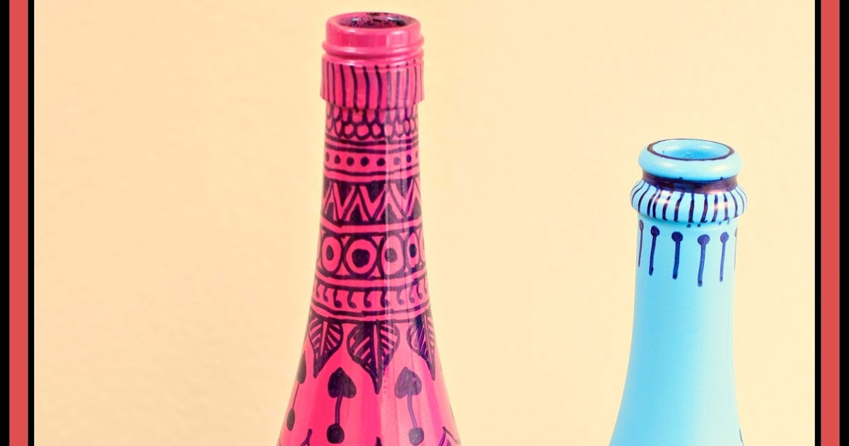 A Kaleidoscopic Dream Upcycled Wine Bottles