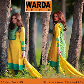 Warda Prints Silk Kurrandy 2014-2015 Winter Vol-2-07