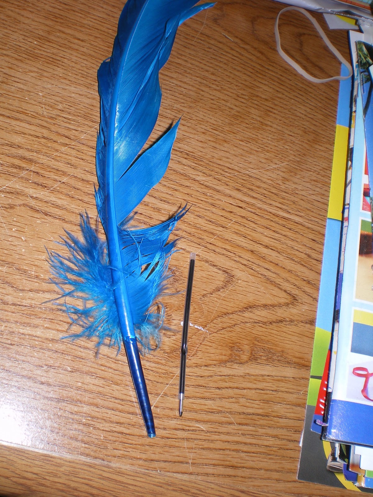 The Library Blog Harry Potter Crafts, Part 1 Quill Pens