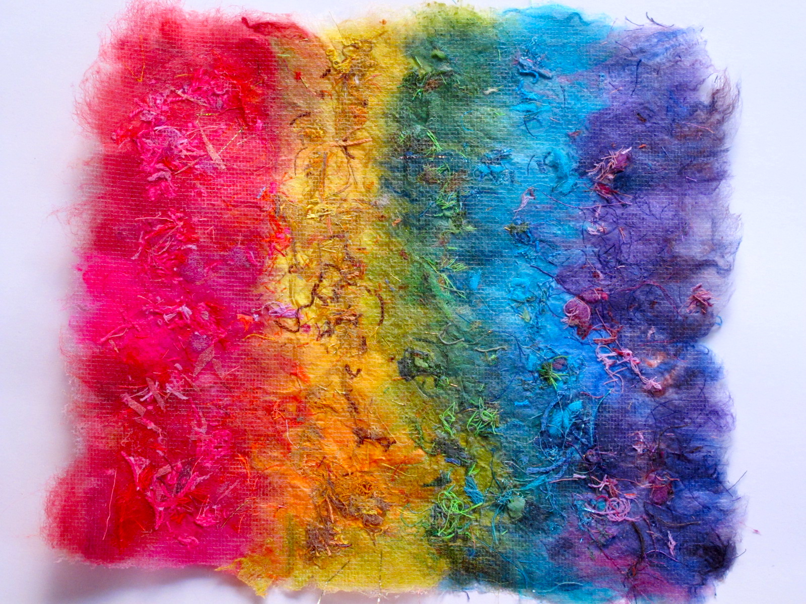 Amore Fecit: Tutorial Silk Paper Making - Werkbeschrijving Zijdepapier