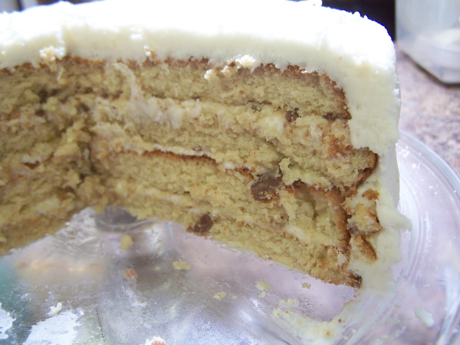The Peppered Pantry French Vanilla Toffee Cake