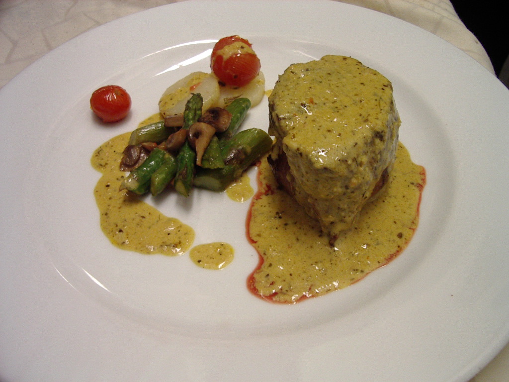 Filete de buey al cafe paris