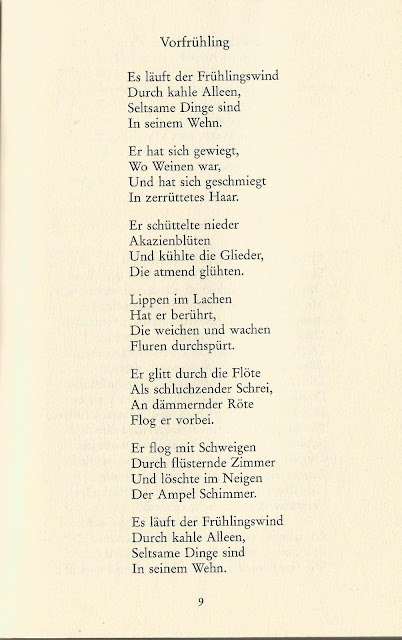 Deutsch Fur Antonio Hugo Von Hofmannsthal Gedichte Worterliste