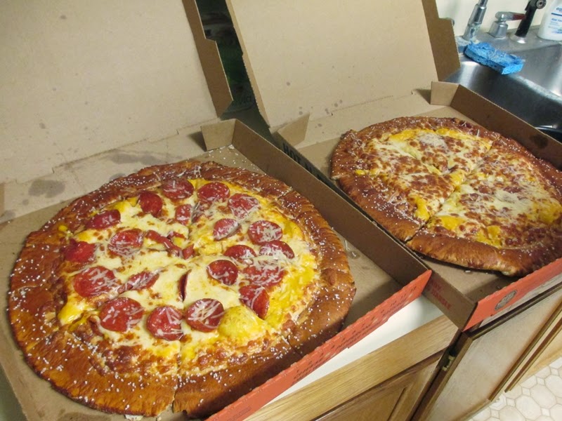 My Half Assed Kitchen Little Caesar's Pretzel Crust Pizza Review